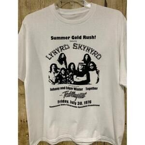 Lynyrd Skynyrd, Southern Rock, Summer Gold Rush Tour 1976 T Shirt